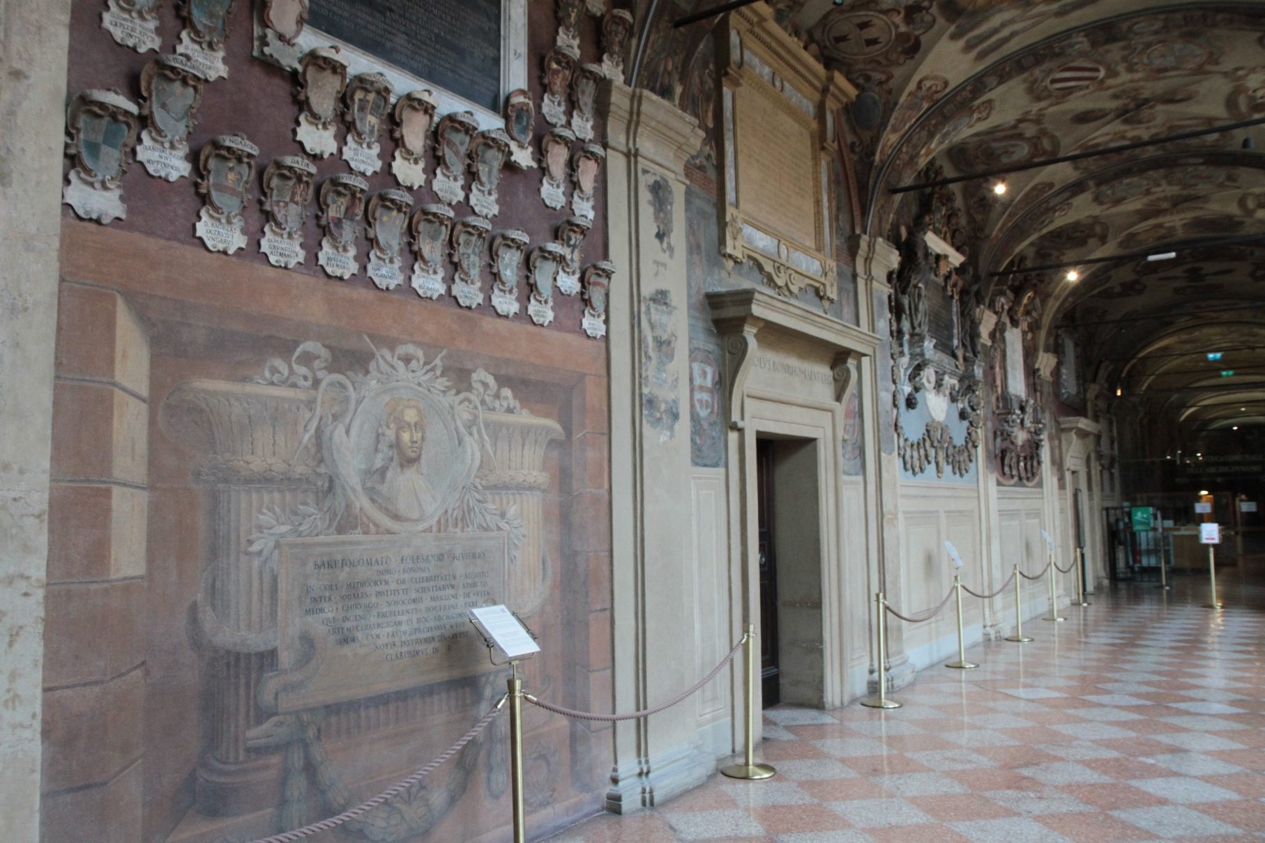 Bartolomeo Folesani Riviera's memorial, 1 FL, Palazzo Archiginnasio, Bologna - 01.JPG